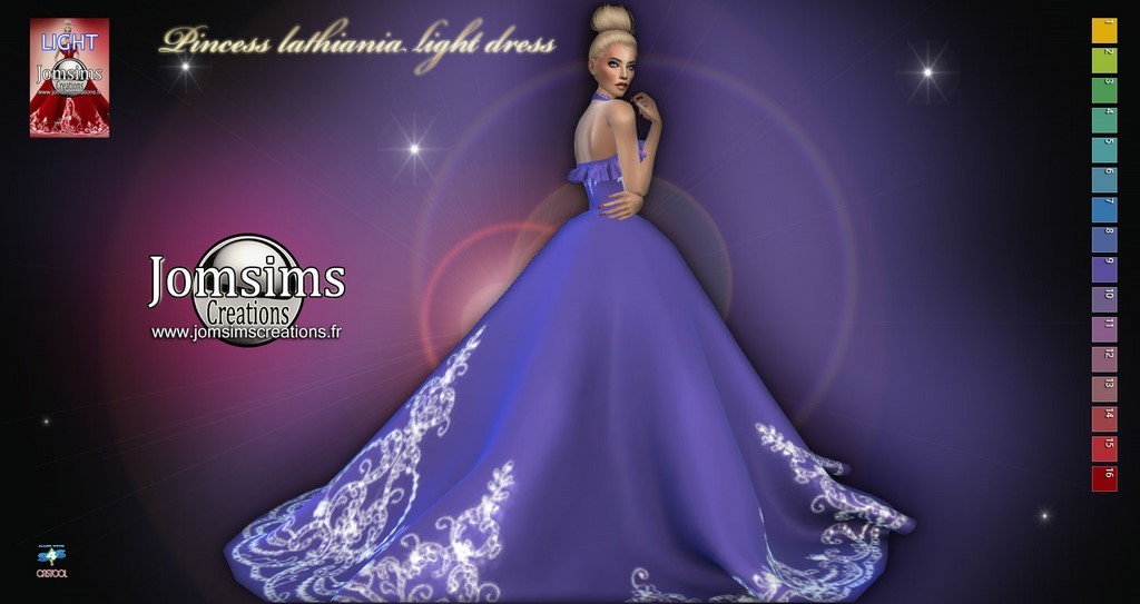  princess lathiania light dress 
